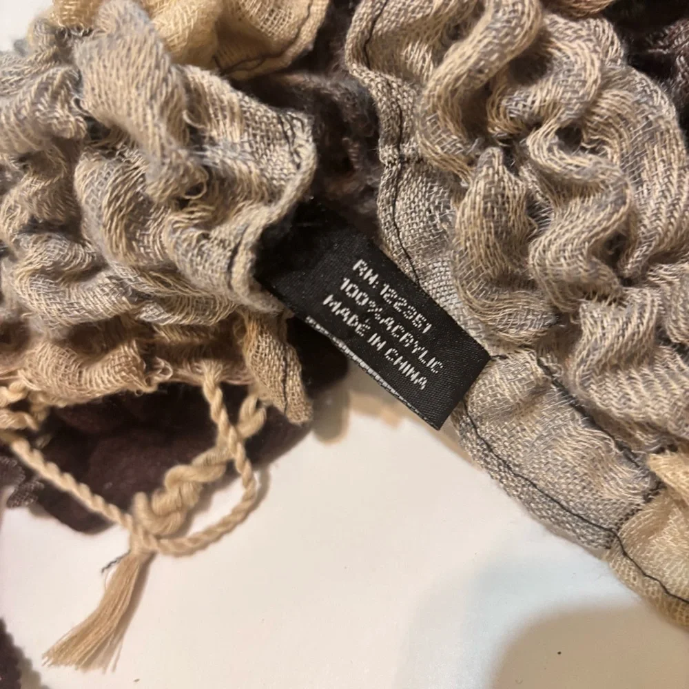 Elegant Multicolor Textured Scarf